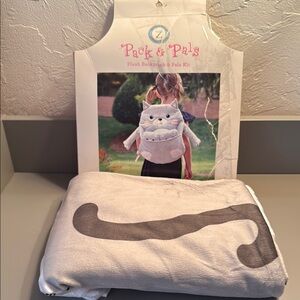 Pack & Pals Plush Cat Backpack Sewing Kit